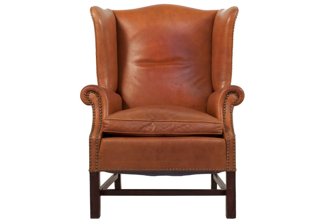 Leather Wingback Chair