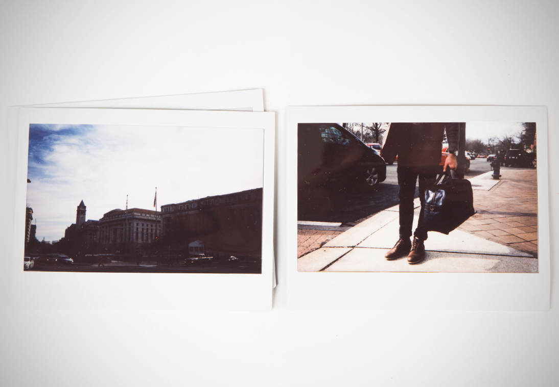 Polaroid snapshots around Washington DC